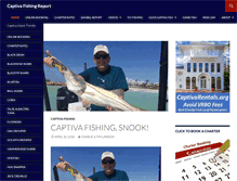Tablet Screenshot of captivafishing.net